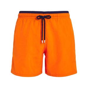 Shorts de bain décontractés pour hommes, coupe ample, avec logo frontal, imprimé streetwear, séchage rapide, design personnalisé, taille élastique, 100% coton, best-seller - Product Image 1