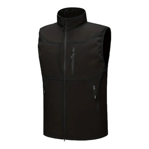 Chaleco Acolchado Sin Mangas de Lona Recubierta OEM, Chaqueta Personalizada con Logotipo Frontal, Poliéster, Primavera, Hombre, Mujer - Product Image 1