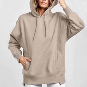 Ventes en gros de sweats à capuche en polaire pour femmes, sweats à capuche d'hiver pour femmes, sweats à capuche doublés en polaire, service à faible MOQ - Product Image 1