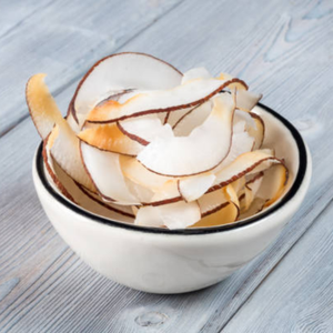 Rodajas de coco tostado crujiente, copos de coco tostado natural, snack tropical vegano saludable, suministro a granel para exportación. - Product Image 4