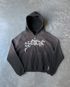 Sudadera con Capucha Personalizada 100% Algodón, Estampado Puff, Bordado 3D, Cuello Alto, Antiarrugas y Antidesgarro, Tejido de Punto, para Verano - Product Image 4