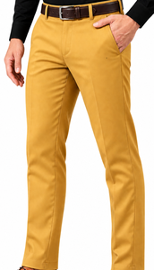 Pantalon formel pour homme en tissu sergé uni, 82% polyester, 16% rayonne, 2% élasthanne, avec poche, fabriqué au Bangladesh. - Product Image 2