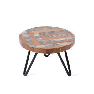 Couvercle de support de gâteau royal en résine en bois de 10 pouces personnalisable pour la décoration intérieure des plateaux de service Logo personnalisé - Product Image 2