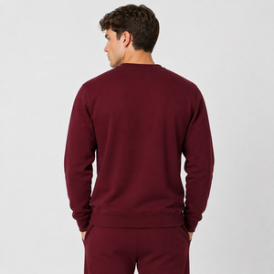 Sweat-shirt moderne pour homme en tissu lisse et coupe décontractée, idéal pour la vente en gros de vêtements, les designs personnalisés et les commandes OEM décontractées. - Product Image 3