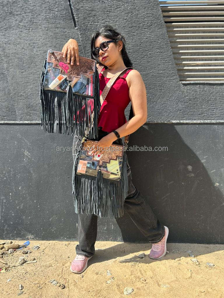 Black With Brown Tooling