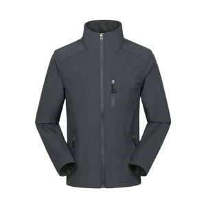 Chaqueta Deportiva de Invierno para Hombre, Diseño Nuevo, de Alta Calidad, con Logotipo Bordado Personalizado, Cuello Alto, Color Sólido - Product Image 4