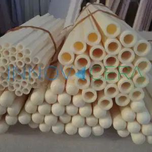 Tubos de cerámica aislantes de alúmina Al2o3 95 99 personalizados