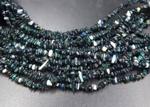 Perles d'opale éthiopienne noire naturelle multi-gemmes, opale de forme brute non taillée, environ. 10x2MM à 6x3MM Longueur de 16 pouces - Product Image 5