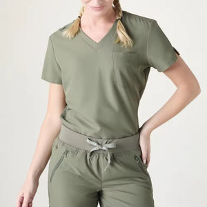 Offre Spéciale – Ensemble de Blouse et Pantalon Jogger Unisexe Anti-rides en Tissu Toile Lavable pour Infirmiers – Tenue d'Hôpital - Product Image 4