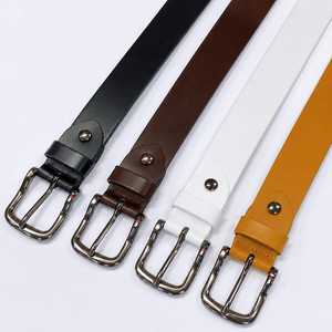 Cinturón Casual de Cuero Genuino Italiano Hecho en Corea, Duradero, con Hebilla, 35mm 110cm HN05 - Product Image 6