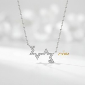 จี้เพชรทองคำแท้พรีเมียมจาก Zyorio Jewels สัญลักษณ์แห่งความรักนิรันดร์ สำหรับผู้หญิง หรูหรา เหมาะเป็นของขวัญหมั้น ของขวัญแต่งงาน ของขวัญวันครบรอบ สไตล์เครื่องประดับ - Product Image 4