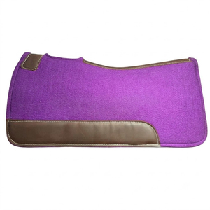 Premium Extra Soft Wool Smooth Contoured Saddle <b>Pad</b> Horse Riding Customize Dressage Jumping Equine Care Cow Leather <b>Felt</b> <b>pad</b> - Product Image 4