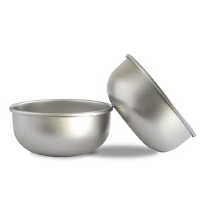 Tazón de Acero Inoxidable para Perros, Tazón Redondo para Alimentar Mascotas, Comedero Impermeable para Perros, Gatos y Animales Pequeños, Tazón Decorativo Hecho a Mano para Interiores - Product Image 1