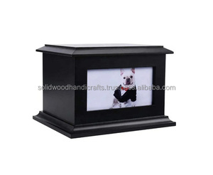 Pet Photo Frame Wooden Urns Handmade Cremation <b>Keepsake</b> Urns Made Of High Quality - Product Image 5