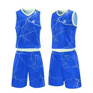 Uniformes de basket-ball professionnels OEM, matériau respirant de haute qualité, toutes tailles, y compris les grandes tailles, techniques d'impression - Product Image 3