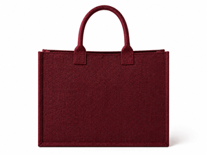 Sac fourre-tout en jute laminé rouge, motif floral, impression dorée, fermeture à bouton, doubles poignées, écologique, réutilisable, sac de mariage, sac de courses - Product Image 6