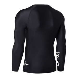 Wholesale Men Long Sleeve Rash Guard <b>Compression</b> <b>Shirt</b> Graphic Print UV Protection Custom Logo OEM Factory - Product Image 4