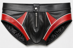 Caleçons Boxers Homme en Cuir Véritable Sportifs Athlétiques Sous-vêtements Personnalisables Logo OEM ODM Vente en Gros Premium Écologiques Anti-bactériens - Product Image 1
