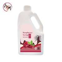 Jiuzhou Frambozensiroop (30% origineel sap) 2,5kg fles - Hoogwaardig Taiwanese ingrediënt voor bubble tea