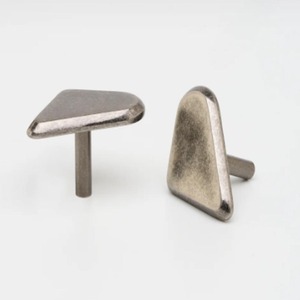 Pomo de latón macizo geométrico para muebles, tirador minimalista para cajones, manija para armario de almacenamiento - Product Image 4