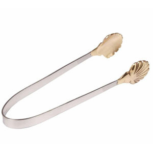 Pinzas para Hielo de Acero Inoxidable con Acabado Martillado, Utensilio para Servir en Bares y Buffets, con Diseño de Patas de Cuervo, Accesorios para Barra de Cócteles - Product Image 5