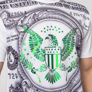 T-shirts pour hommes de haute qualité, col rond, séchage rapide, poids lourd, personnalisables, service OEM, 100% polyester/coton, manches courtes - Product Image 6