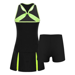 Custom Women's <b>Athletic</b> Team Dress 100% Polyester Moisture Wicking Breathable Sleeveless Sportswear - Product Image 2