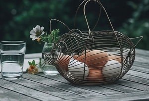 Porta Huevos en Forma de Cerdo de Metal con Recubrimiento en Polvo Dorado, Diseño Maravilloso, Estante de Almacenamiento y Exhibición para Cocina, Tienda y Mesa - Product Image 3