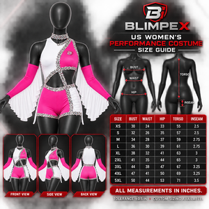 Custom <b>Women</b>’s Rhinestone Dance Costume Pink White One-Piece Performance <b>Romper</b> with Chiffon Wings OEM Manufacturer - Product Image 6