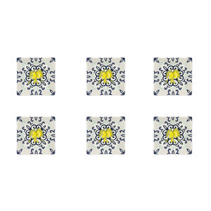 Plato Cuadrado de Cerámica Excelsa Amalfi 17.5x5x17.5 Cm Vajilla Multicolor - Product Image 3