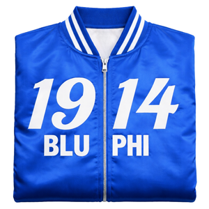 Blouson Bomber Bleu Phi Beta Sigma 1914 pour Hommes – Qualité Supérieure, Coupe Confortable, Vêtement de Fraternité Grecque, Tenue Décontractée - Product Image 6