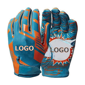 Football practice <b>gloves</b> lightweight build with silicone grip palm for daily training use wholesale - Product Image 3