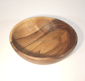 Tazón de Madera de Acacia para Empalme en Forma de Yuan Bao, Tazón Decorativo para Ensalada, Restaurante en Casa - Product Image 1