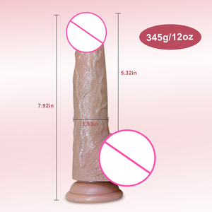Proveedor de Consolador Realista con Eyaculación y Fuerte Ventosa, Pene Blando con Eje Curvo y Testículos para Mujer - Product Image 3