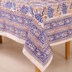 Manteles de boda bordados personalizables hechos de material 100% algodón, fabricante indio - Product Image 1