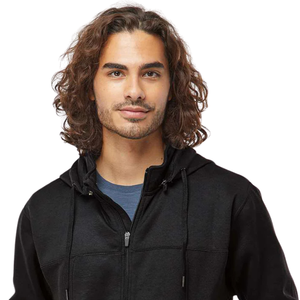 Custom Men's Winter Full <b>Zip</b> <b>Hooded</b> Sweatshirt Cotton Blend Fleece Digital Printing Soft Fabric OEM ODM Clothing Manufacturer - Product Image 3