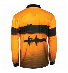 Camiseta Polo de Pesca Estampada para Hombre, Talla Grande, UPF 50, Secado Rápido, Transpirable, Manga Larga, Sublimación, Ropa Deportiva para Exteriores, Venta al Por Mayor 2026 - Product Image 5
