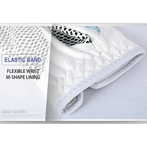 <b>Light</b> Blue Microfiber Golf Gloves Unisex Non-Slip Sports Grip <b>Pull</b> On Design - Product Image 6