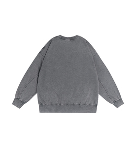 Men's <b>Warm</b> <b>Fleece</b> Pullover Sweatshirt Long Sleeve Casual Streetwear Custom Design OEM ODM Factory Production - Product Image 4