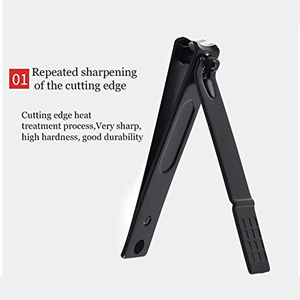 Kit professionnel de manucure et pédicure 18 pièces avec coupe-ongles 4-en-1 en acier inoxydable de qualité chirurgicale, sac inclus - Product Image 2