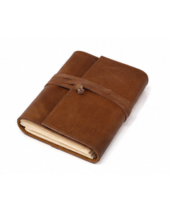 Vintage Leather <b>Journal</b> Notebook | Handmade Style Brown Leather Diary with Wrap Closure | Travel Sketchbook <b>Writing</b> <b>Journal</b> Gift - Product Image 3
