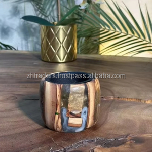 Difusor de Oud de Madera y Resina Hecho a Mano de Lujo para Aromas de Hogar de Estilo Real, Decoración de Interiores Árabe y Mejora de la Atmósfera Festiva del Ramadán - Product Image 1