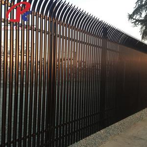 Clôture de <span class=keywords><strong>jardin</strong></span> <span class=keywords><strong>en</strong></span> acier moderne à haute sécurité, galvanisée à chaud, anti-rouille, revêtue de poudre, facile à assembler, très vendue - Product Image 4