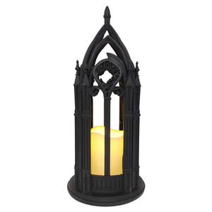 Lanterne à bougie en métal durable pour Halloween avec un nouveau design de couleur noire pour la décoration de la maison, lanternes suspendues et au sol - Product Image 2