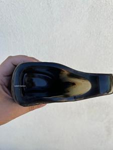 Corne de buffle naturelle faite à la main Viking corne à boire chope rustique médiévale nordique tasses en céramique pour collectionneurs et verres - Product Image 4