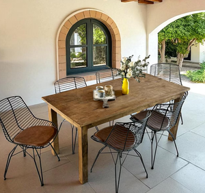 Wholesale Patio Villa Hotel Resort All Weather High Quality Luxury Restaurant Garden Furniture Set Outdoor Dining <b>Table</b> Se - Product Image 3