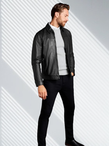 Cheap price leather <b>jacket</b> US Plus Size Black Winter warm Motor <b>Bike</b> Leather <b>Jacket</b> - Product Image 2