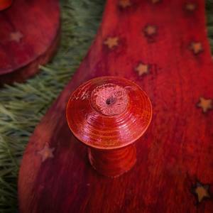 Pantuflas Khadaun Paduka de Madera Roja Hechas a Mano, Calzado Tradicional de Madera Unisex, Estilo Antiguo Envejecido, Juego de 2 Piezas para Todas las Temporadas - Product Image 4