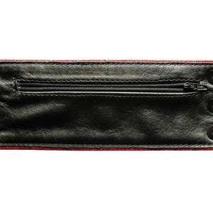 Bracelet en cuir Urban Warrior, bracelet en cuir noir nuit, bracelet en cuir à bordure en fer - Product Image 2