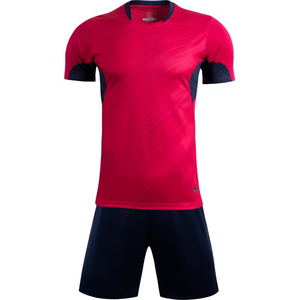 Ensemble d'entraînement de football pour hommes avec logo personnalisé, maillot et short de football professionnels, kit 100 % polyester respirant, uniforme d'équipe pour - Product Image 5